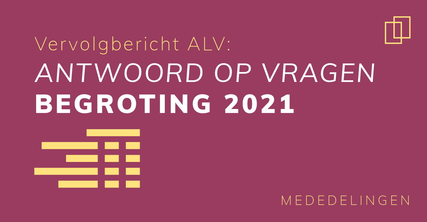 Thumbnail - Vervolgbericht ALV: antwoord op vragen over begroting 2021